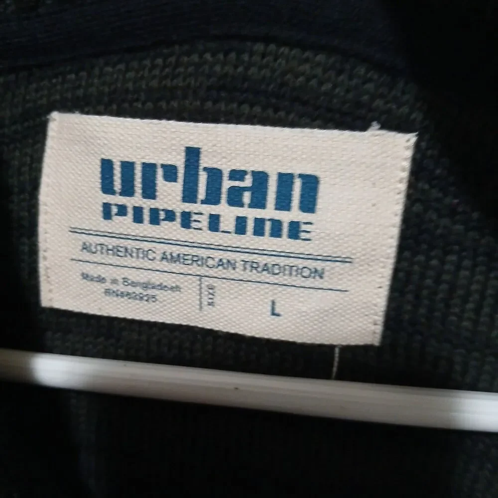 urban pipeline sweater Grey's Cozy  Preppy Size L